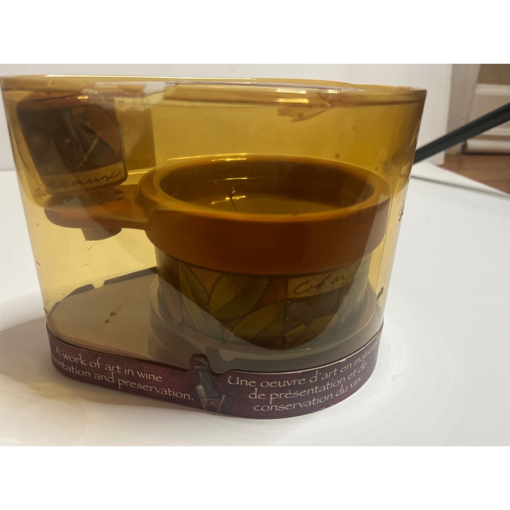 Vintage 2007  Joie Marche Uptown Terra Cotta Wine Coaster and Topper  Set